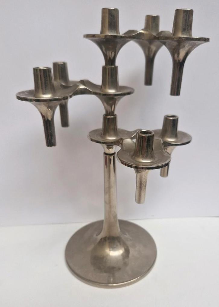 🕯 BMF Nagel "Orion" kandelaar 🕯, Antiek en Kunst, Antiek | Kandelaars, Overige materialen, Ophalen of Verzenden