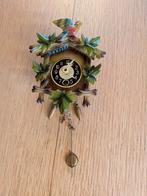 Duitse kleurrijke fantasie mini-koekoeksklok, functioneel, Antiek en Kunst, Ophalen