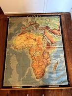carte ancienne ecole - Afrique, Antiek en Kunst, Antiek | Schoolplaten, Ophalen