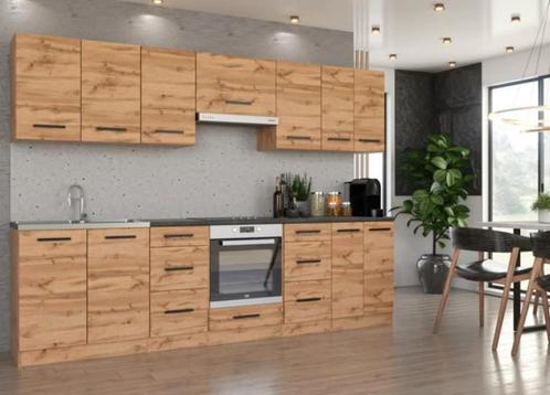 Stockverkoop NIEUWE budgetkeuken 2m60, Huis en Inrichting, Keuken | Complete keukens, Nieuw, Composiet, Ophalen