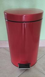 Poubelle BRABANTIA Rouge, Moins de 50 cm, 10 à 20 litres, Comme neuf, Enlèvement