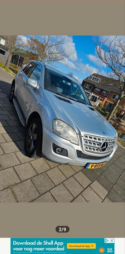 Mercedes Benz Ml 280 - Zilver- Grijs kenteken - bj 2009, Auto's, Mercedes-Benz, Particulier, Boordcomputer, Climate control, Cruise Control