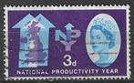 Groot-Brittannie 1962 - Yvert 368 - Productiviteitsjaar  (ST, Timbres & Monnaies, Timbres | Europe | Royaume-Uni, Affranchi, Envoi