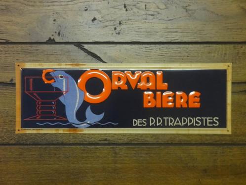 Plaque Noire Abbaye d'Orval, Collections, Marques & Objets publicitaires, Neuf, Panneau publicitaire, Enlèvement ou Envoi