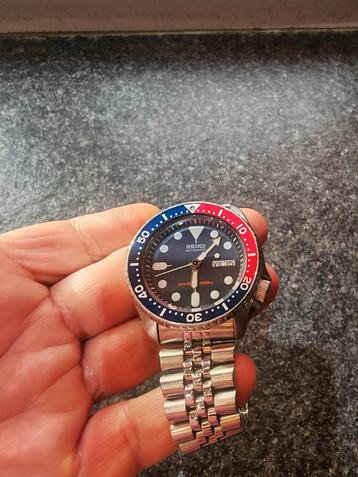Vintage Seiko SKX009K2 200m. Pepsi roodblauw auto beschikbaar voor biedingen