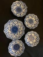 5 Blauwe tapas kommetjes ALS NIEUW, Huis en Inrichting, Blond Amsterdam, Keramiek, Ophalen of Verzenden, Zo goed als nieuw