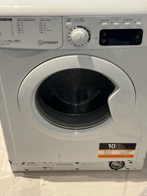 Wasmachine, Elektronische apparatuur, Wasmachines, Zo goed als nieuw, Voorlader, 8 tot 10 kg, 85 tot 90 cm, 1600 toeren of meer