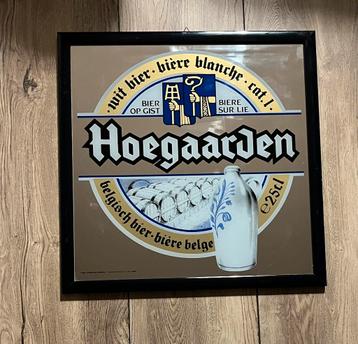 Hoegaarden reclame spiegel 50 x 50 cm beschikbaar voor biedingen