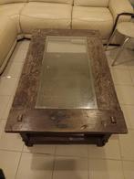 tafel  salontafel koloniale stijl massief hardhout, Huis en Inrichting, Tafels | Eettafels, Ophalen, Teakhout