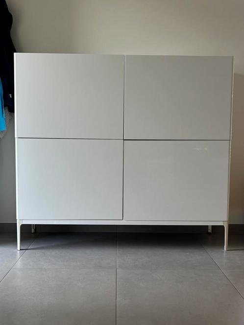 Wit gelakte dressoirkast ikea, Huis en Inrichting, Kasten | Dressoirs, Gebruikt, Ophalen