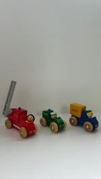 Houten speelgoedauto’s ‘Brandweer, Politie & Koerier’, Kinderen en Baby's, Ophalen, Zo goed als nieuw