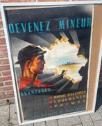 Originele propaganda affiche mijnwerker 1949 vermeersch, Ophalen