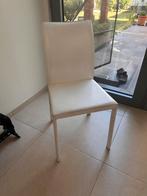 4 sièges en cuir, blanc. Antonello Italie, Maison & Meubles, Chaises, Enlèvement, Utilisé, Blanc, Quatre