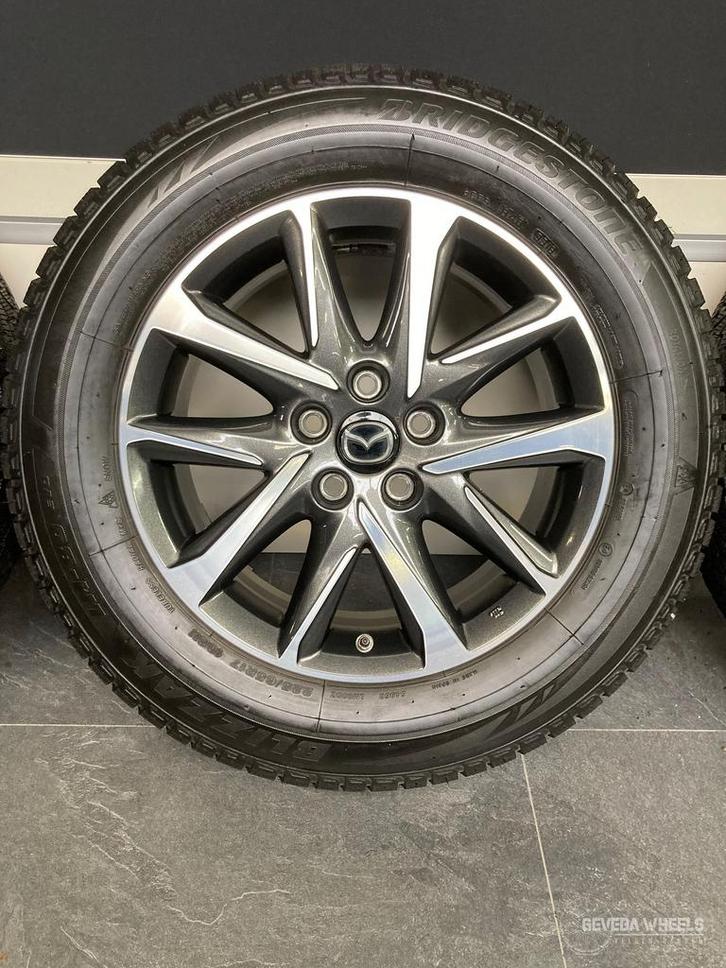 17” originele Mazda CX5 velgen + winterbanden 5x114.3 TPMS, Auto-onderdelen, Banden en Velgen, Banden en Velgen, Winterbanden