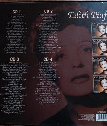 EDITH PIAF 4CD IN BOX beschikbaar voor biedingen