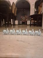 Set van 6 witte porseleinen kittens in perfecte staat., Ophalen, Zo goed als nieuw, Dier