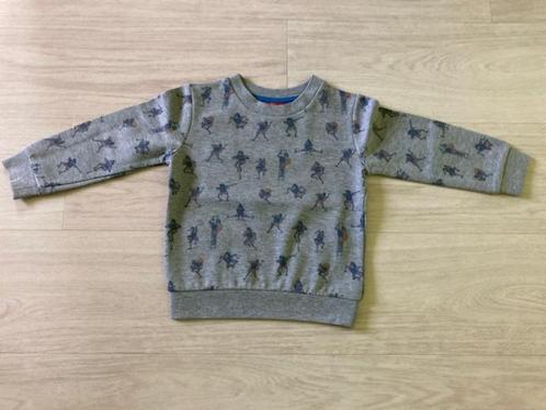 Grijze sweater Sinterklaas 104 cm, Kinderen en Baby's, Kinderkleding | Maat 104, Gebruikt, Jongen of Meisje, Shirt of Longsleeve