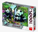 Dino Toys - Secret - puzzel 1000st - panda, Ophalen of Verzenden, 500 t/m 1500 stukjes, Zo goed als nieuw, Legpuzzel