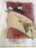 Toulouse Lautrec Lithographie numérotée., Ophalen