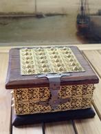 Antieke houten doos, Antiek en Kunst, Ophalen of Verzenden