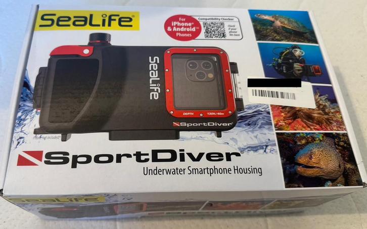 Sealife SportDiver Onderwaterbehuizing voor Smartphone, Watersport en Boten, Duiken, Zo goed als nieuw, Onderwaterhuis of Camera