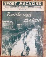 Wielrennen Sportmagazine met RONDE VAN BELGIE 1946 +knipsels, Ophalen of Verzenden