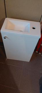 Wc kastje wit, Enlèvement, Utilisé, Lavabo