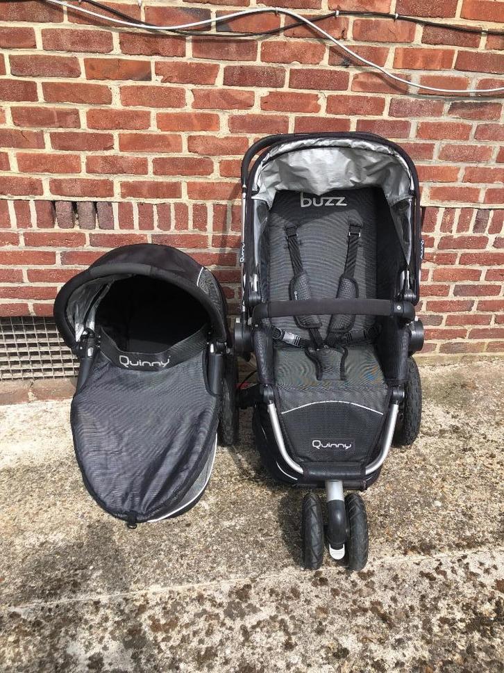 Kinderwagen combinatie Buggy Quinny Buzz en toebehoren, Kinderen en Baby's, Kinderwagens en Combinaties, Gebruikt, Combiwagen