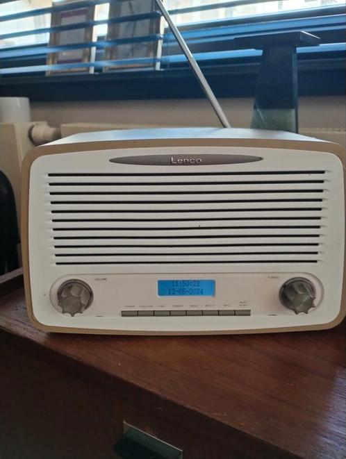 lenco vintage radio (dab+, BT, FM, AUX), TV, Hi-fi & Vidéo, Radios, Comme neuf, Radio, Enlèvement ou Envoi