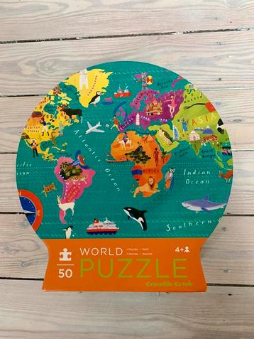 Puzzel - wereld - 50 stukken - mooie staat! beschikbaar voor biedingen