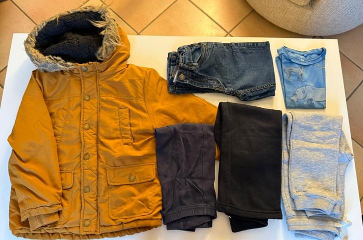 Set van 6 jongenskleding - Maat 110 (5 jaar), Kinderen en Baby's, Kinderkleding | Maat 110, Gebruikt, Jongen, Overige typen, Ophalen of Verzenden