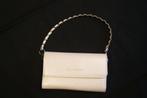 Petit portefeuille à pochette blanc Diva Collection en cuir, Enlèvement ou Envoi, Comme neuf, Blanc, Cuir