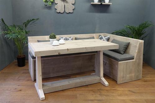 Oostenrijkse eethoek van steigerhout incl. tafel, Huis en Inrichting, Overige Huis en Inrichting, Nieuw, Ophalen of Verzenden
