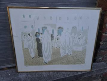 Lithographie signe anny vonzun  beschikbaar voor biedingen