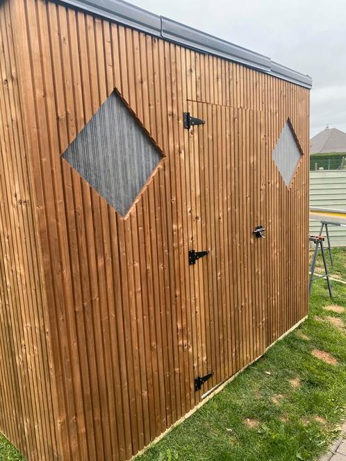 Tuinhuis in thermowood triple nieuw, Tuin en Terras, Tuinhuizen, Tuinhuis, Ophalen