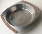Vintage Deense slaschaal uit de jaren 70, Ophalen of Verzenden, Gebruikt, Inox, Overige typen
