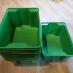 13 plastiek groene opbergbakjes mandjes ikea, Ophalen