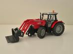 Siku Massey Ferguson met frontlader 1:32, Hobby en Vrije tijd, Ophalen of Verzenden, Zo goed als nieuw, Tractor of Landbouw, SIKU