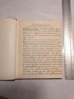 Cahier sur l'architecture caligraphie,Cahier manuscrits 1919, Enlèvement ou Envoi