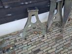 Oude gietijzeren machinepoten Set van 3, Ophalen