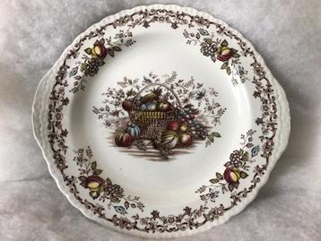 Royal Tudor. Serveerschaal. Fruits & Flowers beschikbaar voor biedingen
