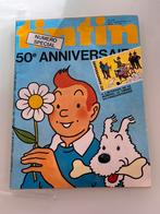 Tintin journal 50e anniversaire avec le timbre, Enlèvement, Tintin, Utilisé
