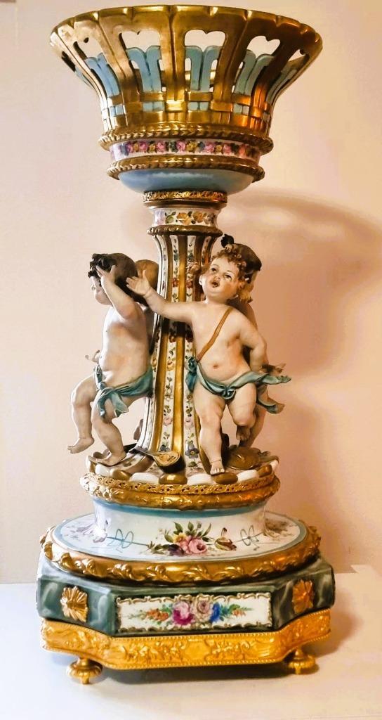 Capodimonte Jardinière - Bruno Merli, Antiek en Kunst, Antiek | Porselein, Ophalen
