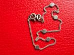 CADEAU-IDEE! Fijn gesigneerde 925 zilveren armband, Handtassen en Accessoires, Armbanden, Ophalen of Verzenden, Zo goed als nieuw