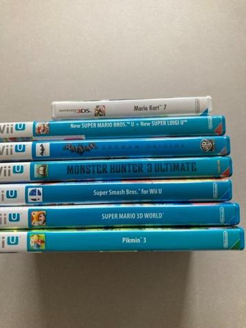 Wii U games disponible aux enchères