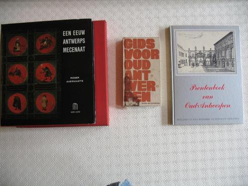 Een eeuw Antwerps mecenaat + gids van Oud-Antwerpen + prente, Livres, Histoire nationale, Enlèvement ou Envoi