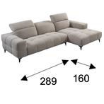 Nieuw stoffen hoeksalon 1050 euro., Enlèvement, Neuf, Tissus