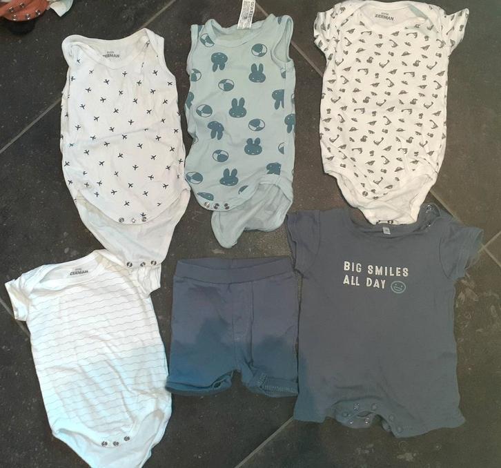 Baby kleding 6 stuks Zeeman 50-56, Kinderen en Baby's, Babykleding | Baby-kledingpakketten, Nieuw, Maat 50, Verzenden
