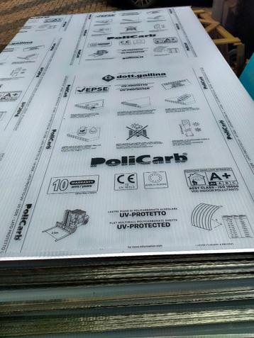 Polycarbonaat platen  beschikbaar voor biedingen