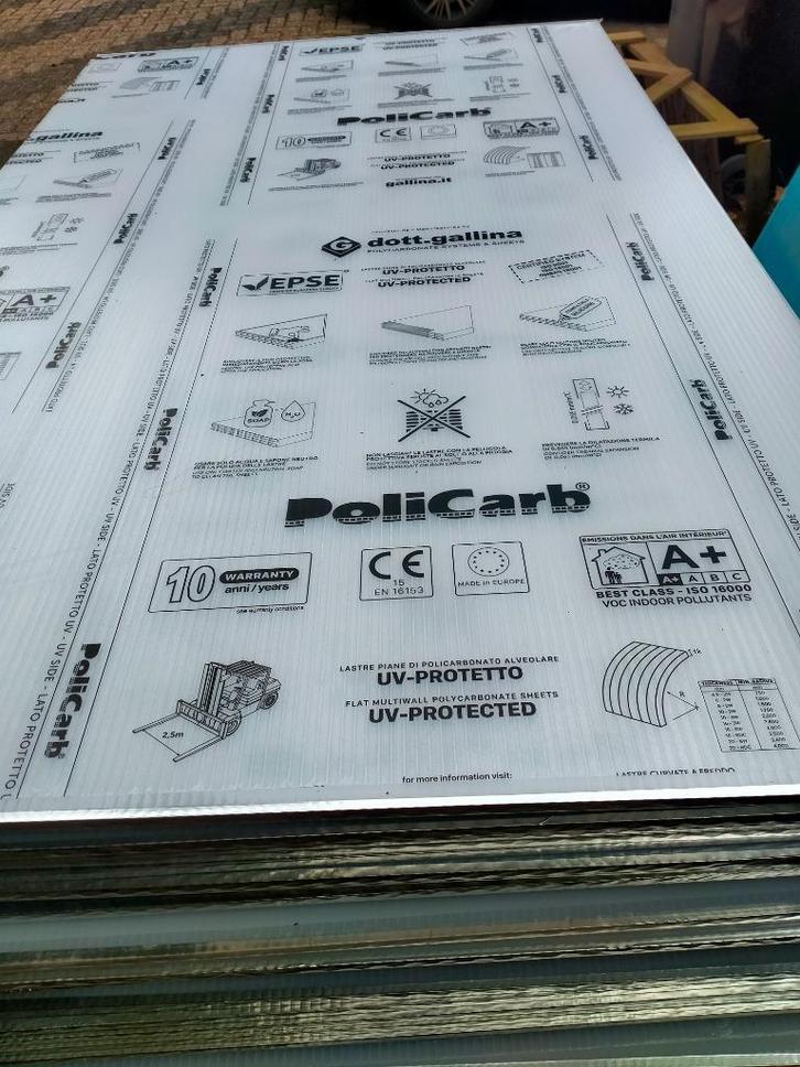 Polycarbonaat platen, Dieren en Toebehoren, Vogels | Hokken en Kooien, Nieuw, Volière, Kunststof, Ophalen of Verzenden